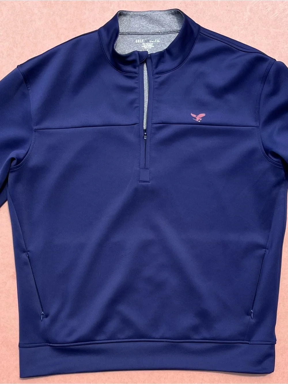 Men’s Golf Gen.CA. Navy Quarter-Zip Pullover Large